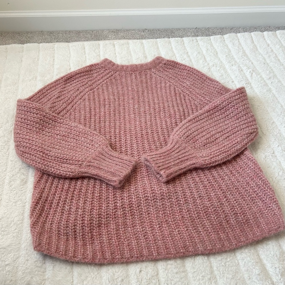 Sezane Pink Knit Sweater - Picture 11 of 14